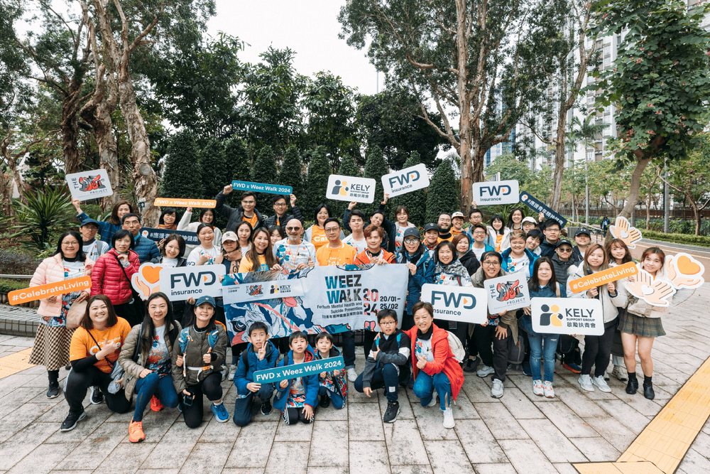 FWD Hong Kong stands strong for youth mental health with Weez Walk 2024